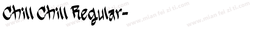 Chill Chill Regular字体转换